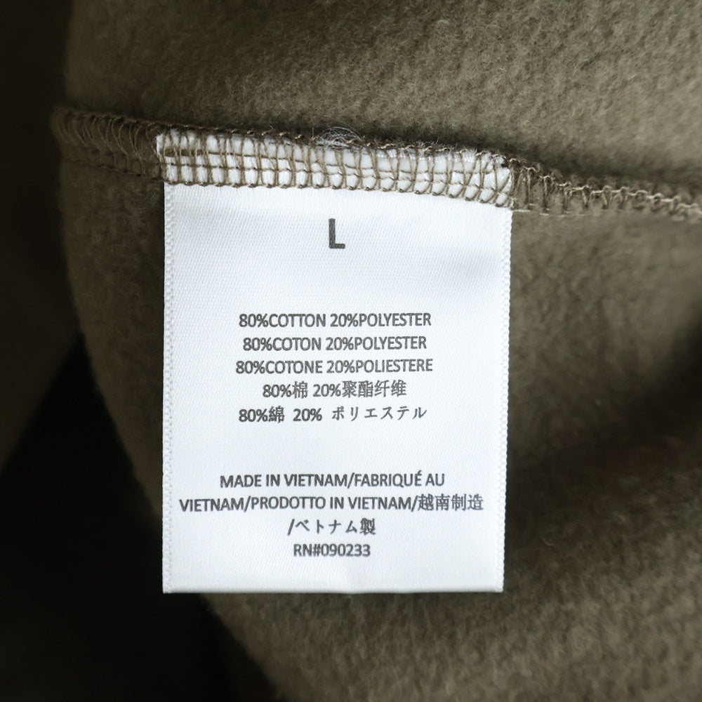 FEAR OF GOD ESSENTIALS(フィアオブゴッド エッセンシャルズ) Rubber Logo Mock Neck Sweatshirts ラバーロゴモックネックスウェットシャツ スウェットトレーナー ブラウン