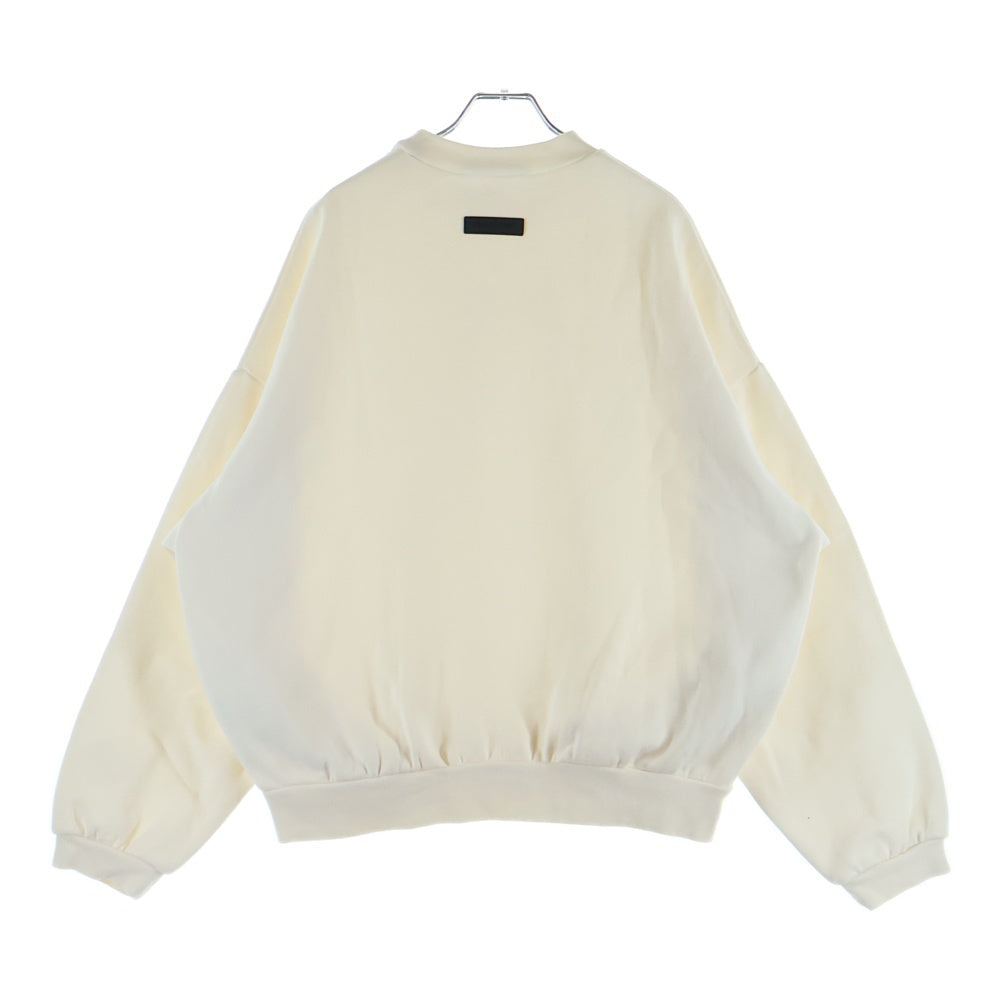 FEAR OF GOD ESSENTIALS(フィアオブゴッド エッセンシャルズ) Rubber Logo Sweatshirts ラバーロゴスウェットシャツ クルーネックスウェットトレーナー ホワイト