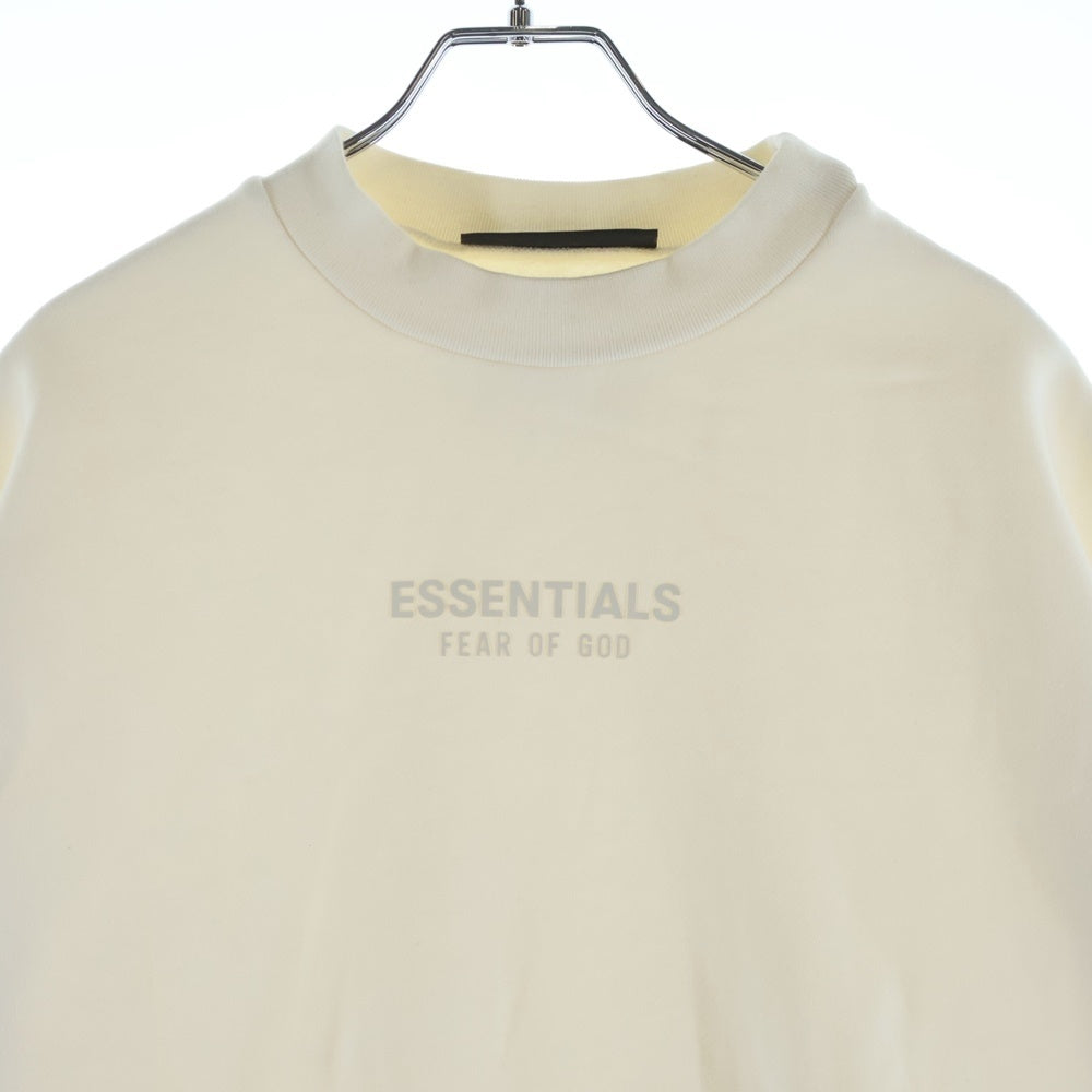 FEAR OF GOD ESSENTIALS(フィアオブゴッド エッセンシャルズ) Rubber Logo Sweatshirts ラバーロゴスウェットシャツ クルーネックスウェットトレーナー ホワイト