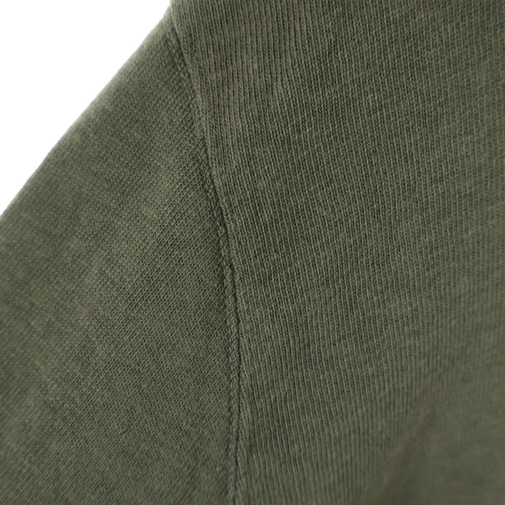 CHROME HEARTS(クロムハーツ) Back Cemetery Cross Sweatshirts バックセメタリークロススウェットシャツ ロゴプリントクルーネックスウェットトレーナー カーキ