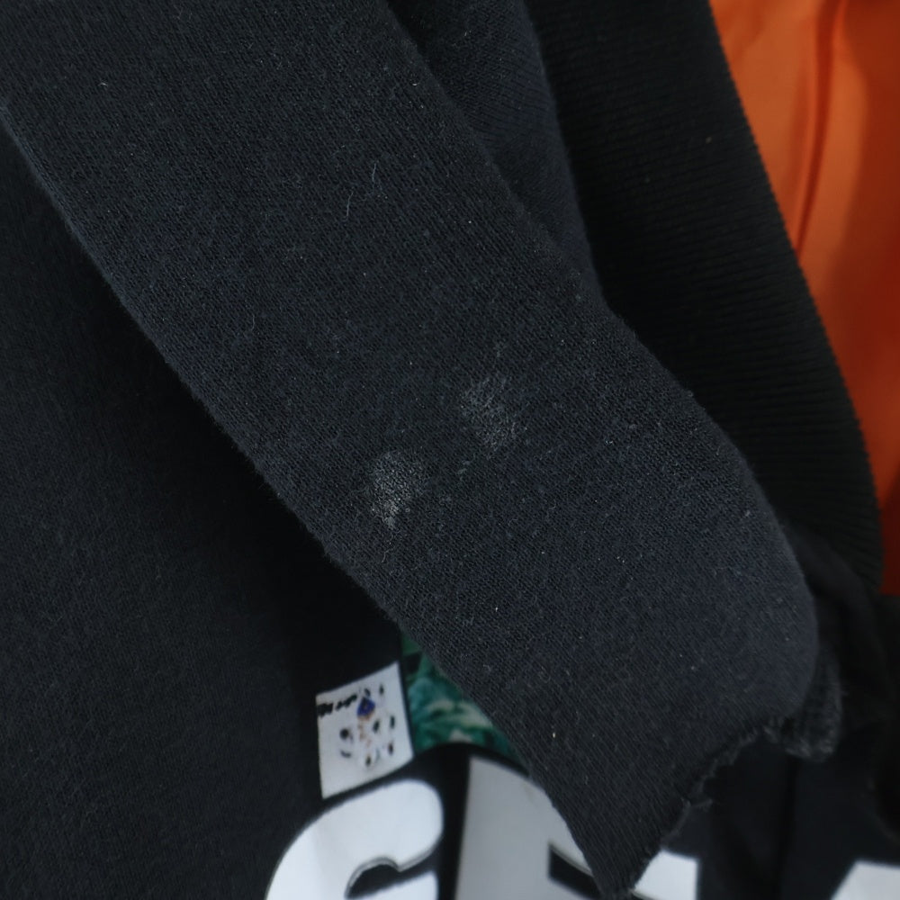 NO BRAND(ノーブランド) COUCOUBEBE ククべべ グラフィックデザイン ボンバージャケット MA-1 アウター ブラック