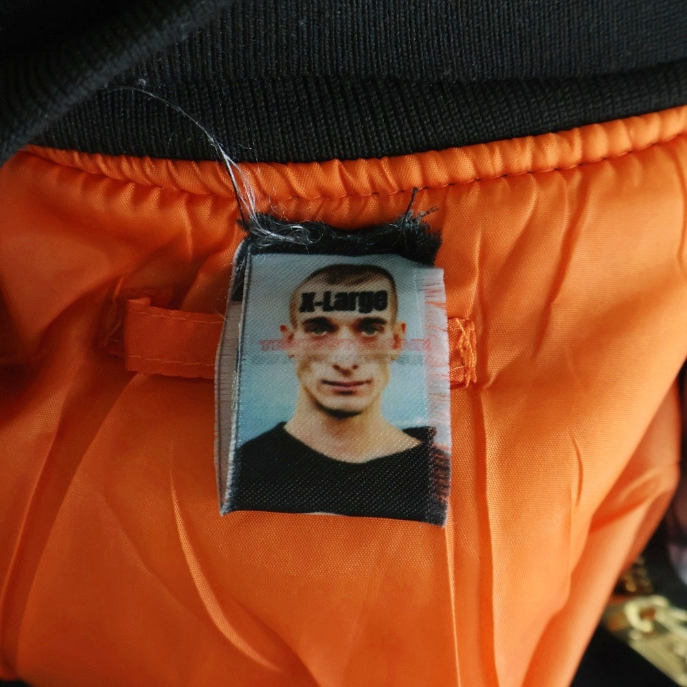 NO BRAND(ノーブランド) COUCOUBEBE ククべべ グラフィックデザイン ボンバージャケット MA-1 アウター ブラック