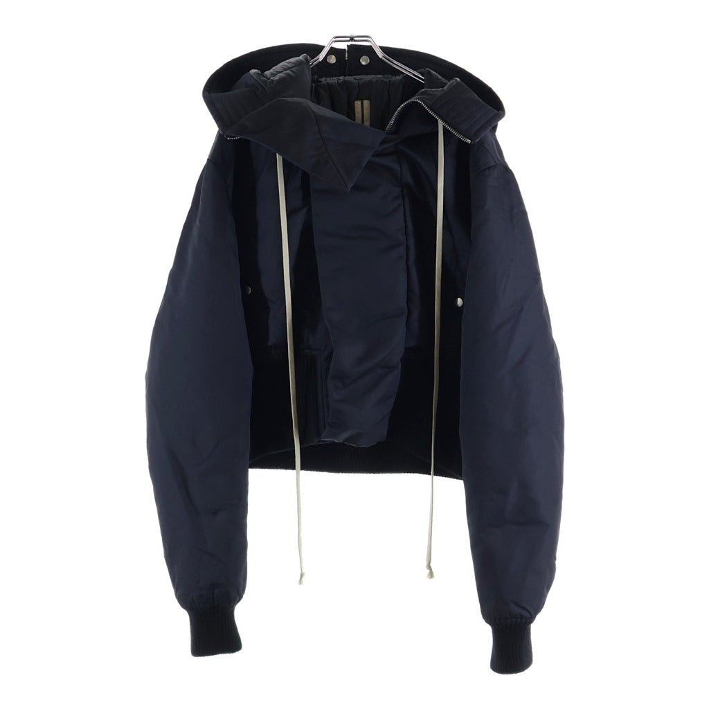 Rick Owens(リックオウエンス) 23AW CROPPED ALICE PARKA JACKET クロップド アリスパーカー ナイロンボンバージャケット ブラック RR02C7713-BR