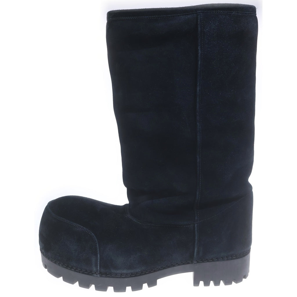 BALENCIAGA(バレンシアガ) Alaska Fur Boots アラスカ ファー ムートン ロングブーツ ブラック