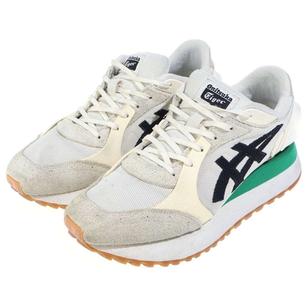 Onitsuka Tiger(オニツカタイガー) MOAGE CO モアージュ ローカットスニーカー ホワイト/グリーン US8/26.0cm 1183B555-103