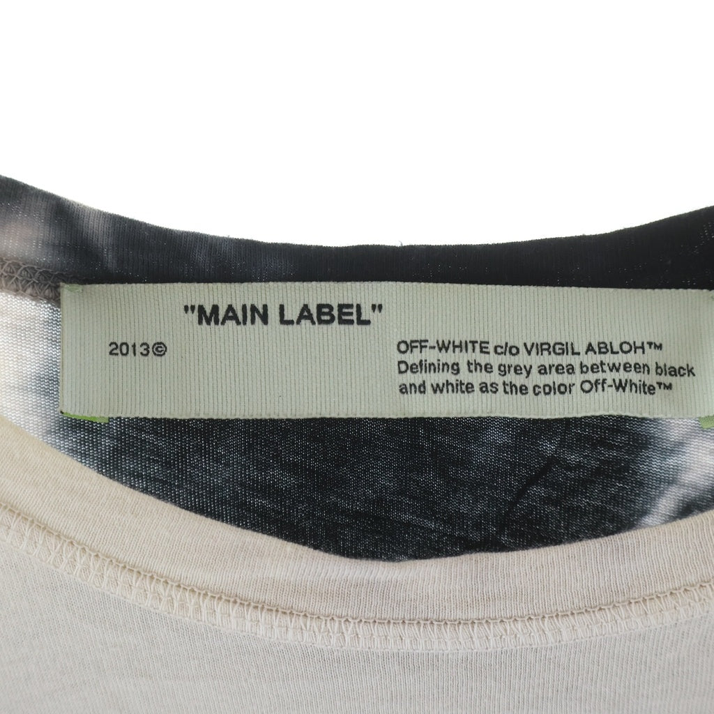 OFF-WHITE(オフホワイト) Tiedyes S/S Slim Tee タイダイ柄 半袖Tシャツ カットソー グレー OMAA083S20185020