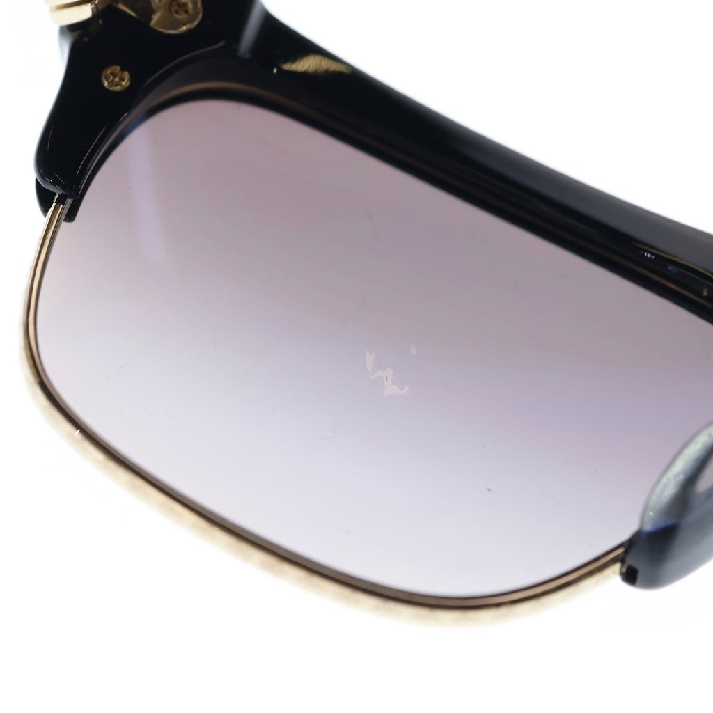 CHROME HEARTS(クロムハーツ) KLOSTERFUCK クロスターファック フレアニーテンプルハーフリムサングラス 眼鏡 メガネ ブラックゴールド