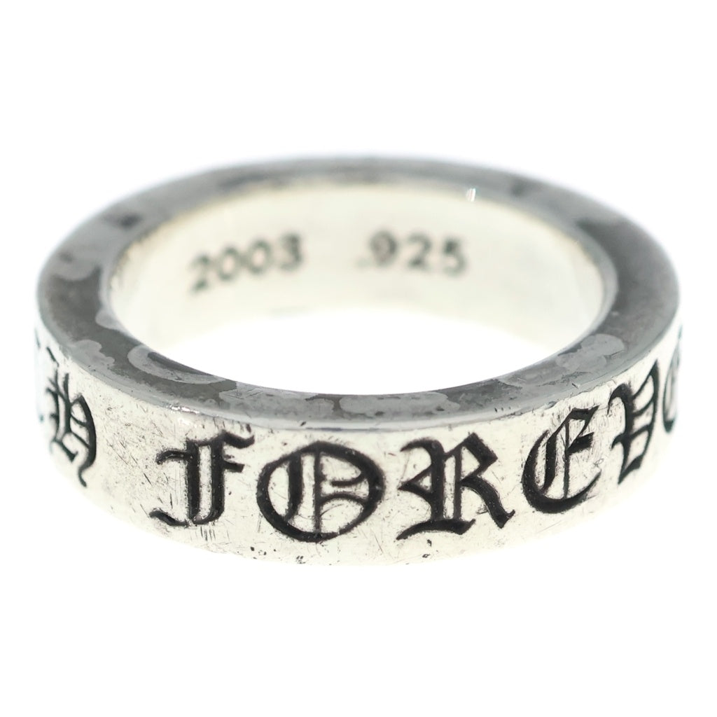 CHROME HEARTS(クロムハーツ) 6mm SPACER FOREVER 6mmスペーサーリング フォーエバーシルバーBCA337