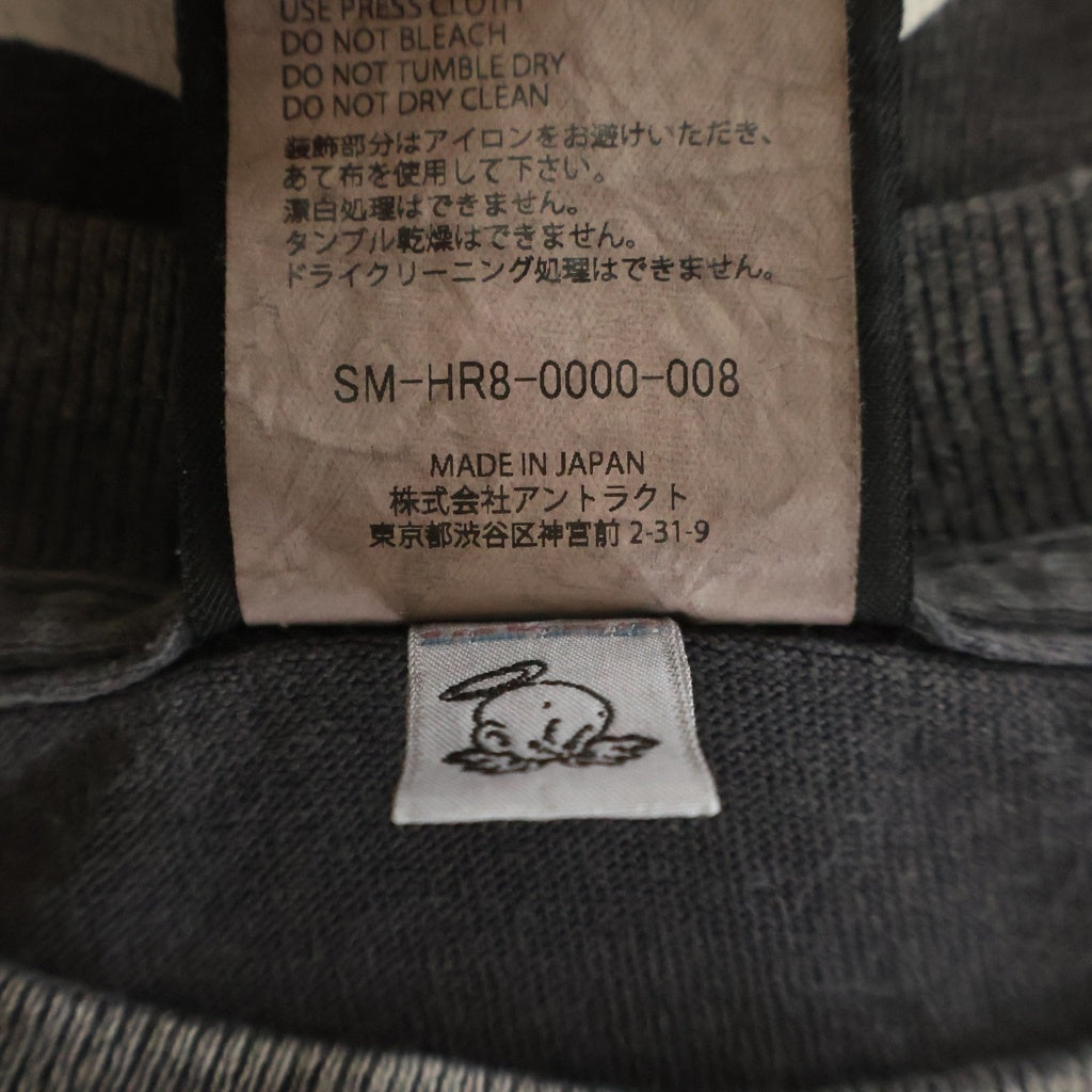 SAINT MICHAEL(セントマイケル) 25SS S/S CANDLE Tee キャンドル 半袖Tシャツ カットソー SM-HR8-0000-008 グレー