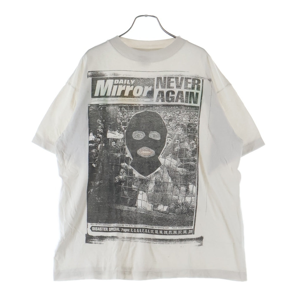 SAINT MICHAEL(セントマイケル) 26SS JR SS T-SHIRT MASK マスク 半袖Tシャツ カットソー SM-MK8-0000-C02 ホワイト