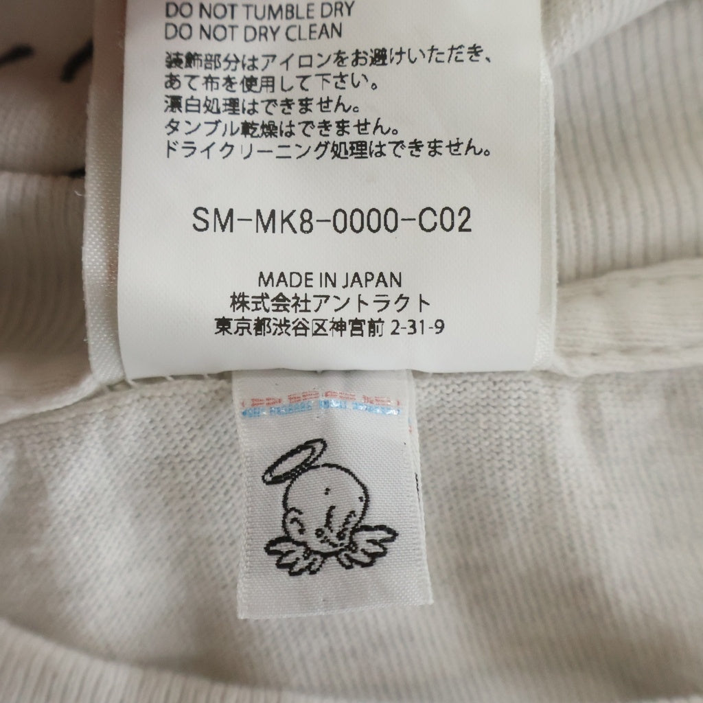 SAINT MICHAEL(セントマイケル) 26SS JR SS T-SHIRT MASK マスク 半袖Tシャツ カットソー SM-MK8-0000-C02 ホワイト