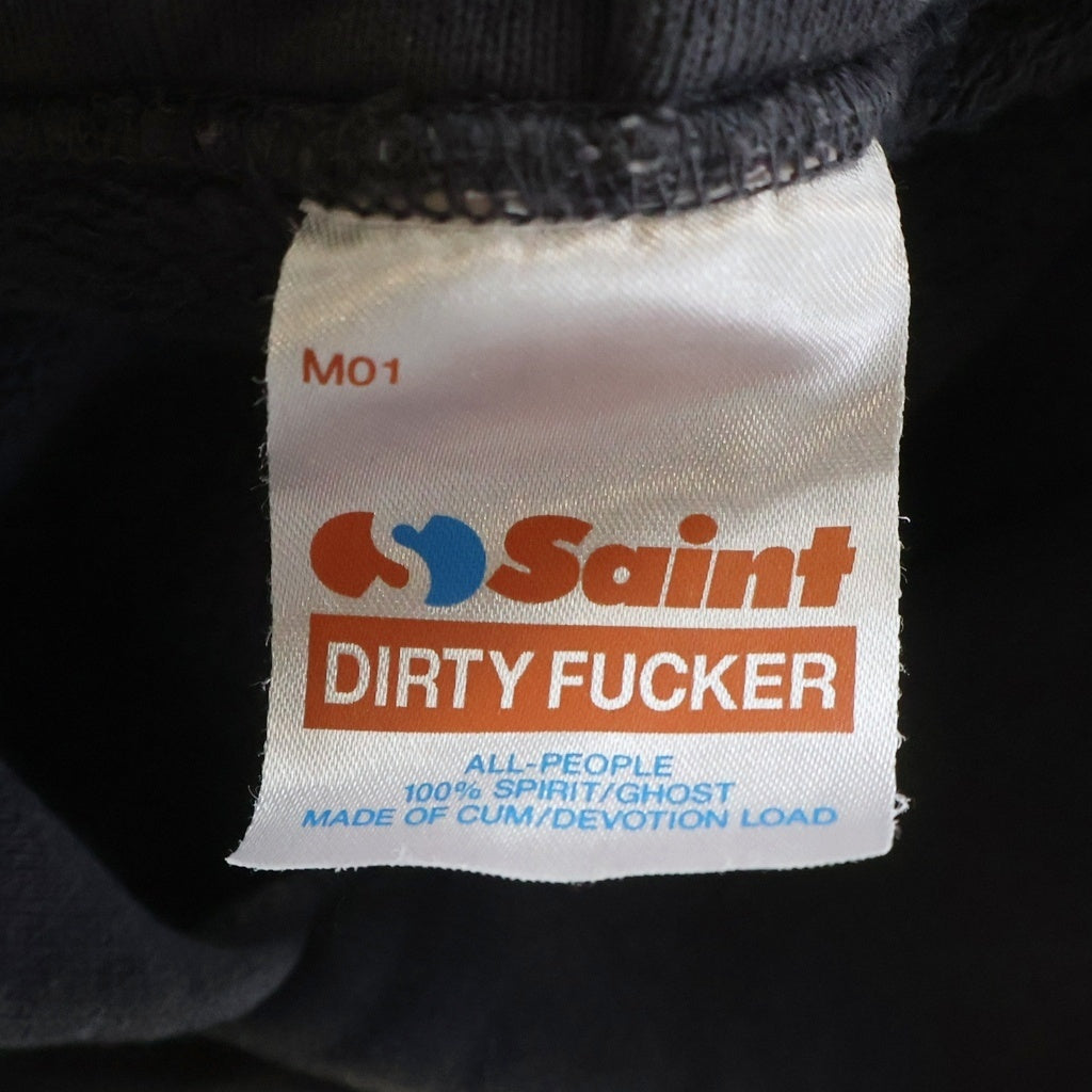 SAINT MICHAEL(セントマイケル) 25AW LOVE AMONG HOODIE プルオーバーフーディ パーカー SM-HR1-0000-053 グレー