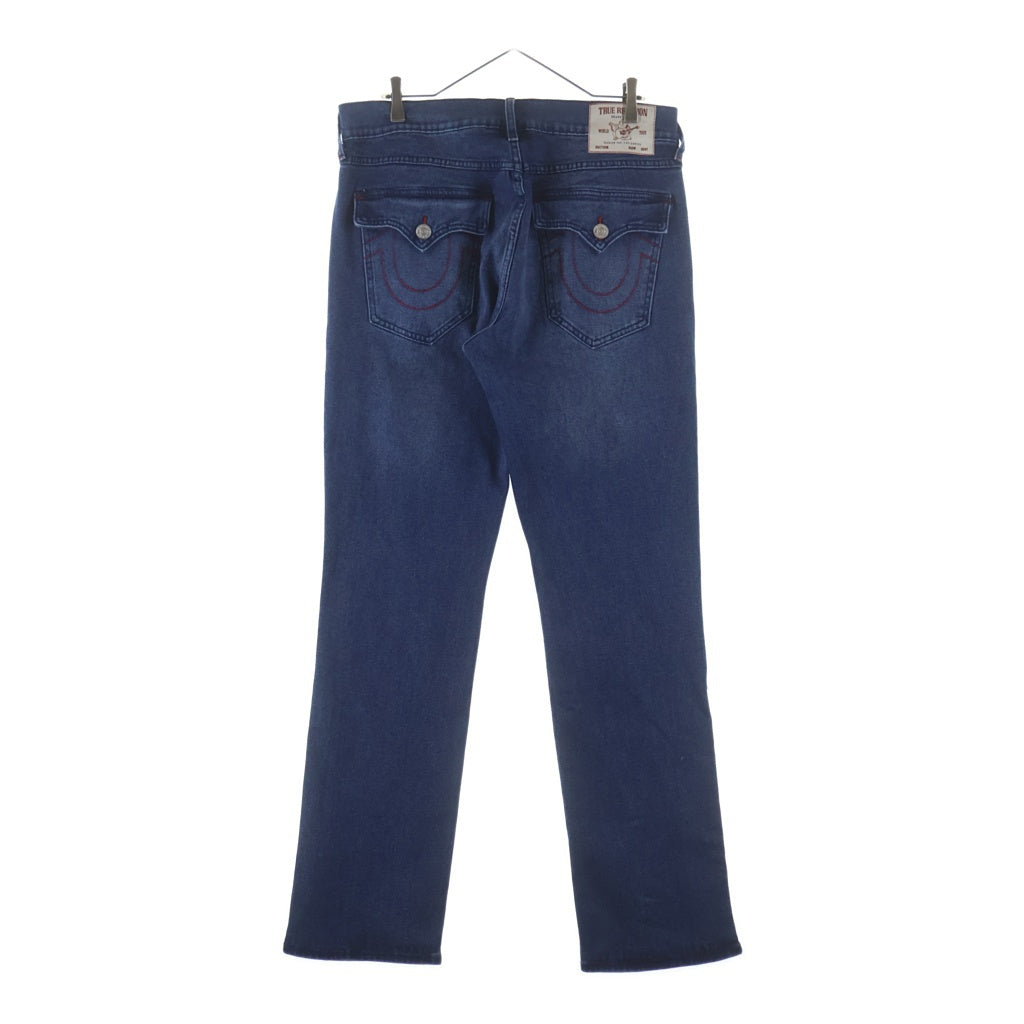 TRUE RELIGION(トゥルーレリジョン) Ricky Relaxed Straight Jeans リッキー リラックスドストレートジーンズ ストレッチデニムパンツ 61017-61041-61072 インディゴ