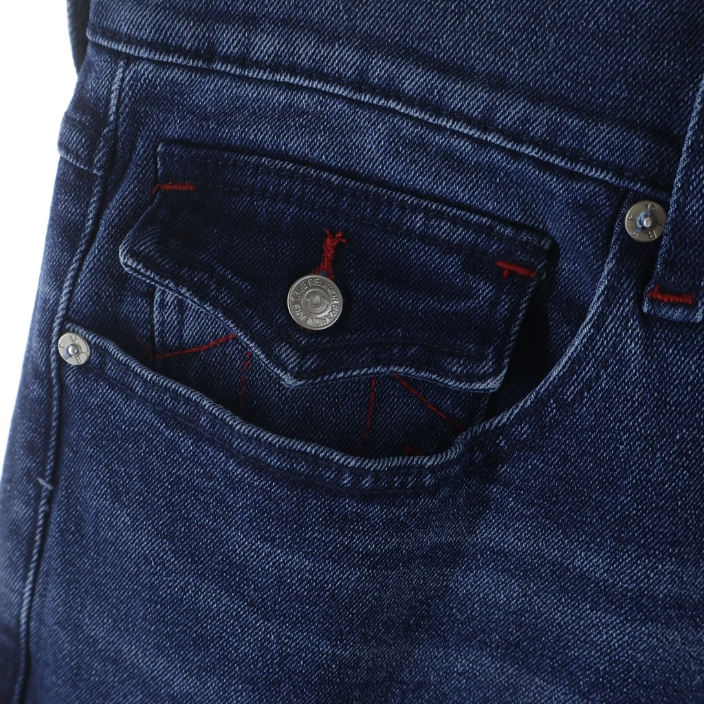 TRUE RELIGION(トゥルーレリジョン) Ricky Relaxed Straight Jeans リッキー リラックスドストレートジーンズ ストレッチデニムパンツ 61017-61041-61072 インディゴ