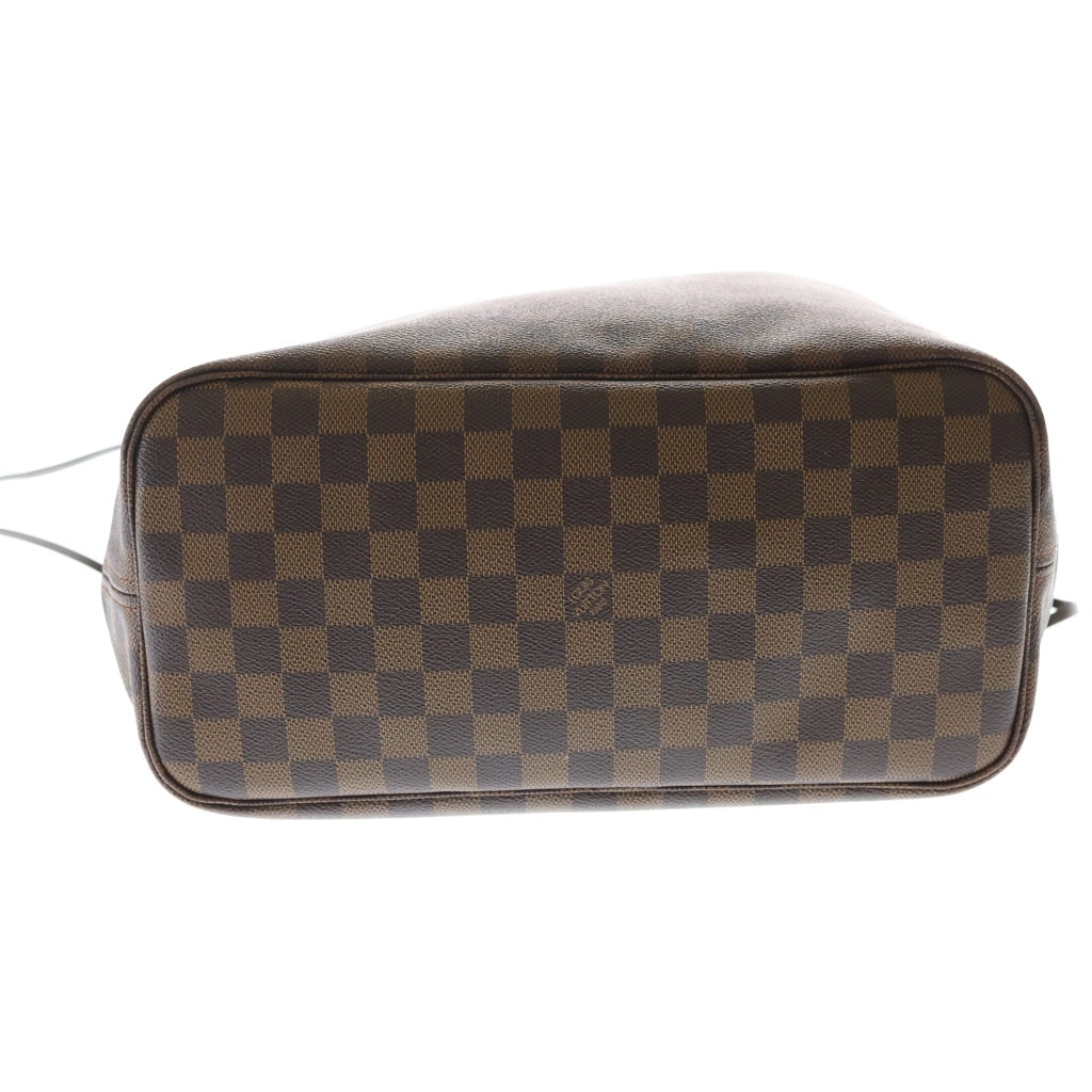 LOUIS VUITTON(ルイヴィトン) Damier Neverfull MM ダミエ ネヴァーフルMM チェッカー総柄レザートートバッグ N51105 ブラウン