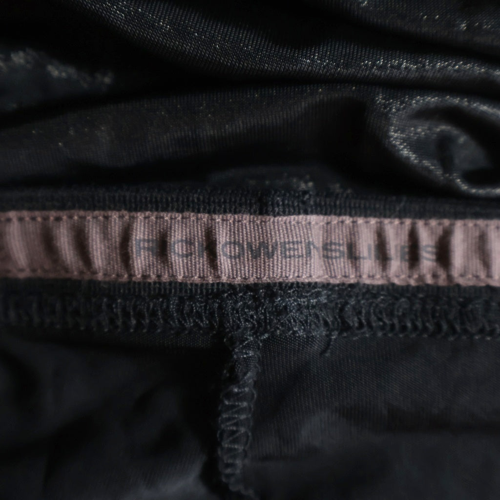 Rick Owens Lilies(リックオウエンスリリーズ) 23AW Carmen Pant カルメンパンツ サイドスリットビスコースロングフレアパンツ レディース LI02C2331-GVI ブラック