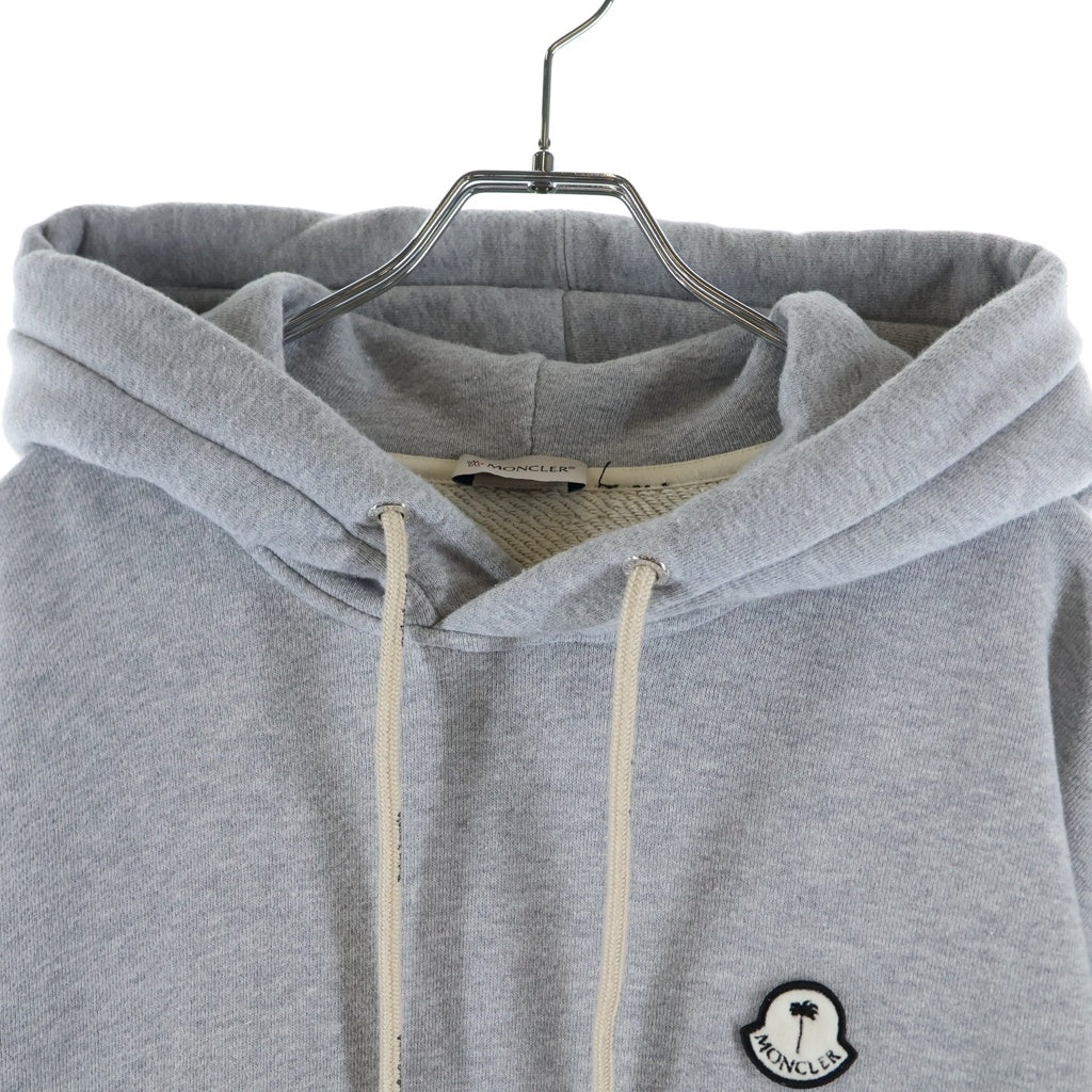 MONCLER(モンクレール) 22AW ×Palm Angels Embroidery Hooded Sweatshirts ×パームエンジェルス エンブロイダリーフーデットスウェットシャツ プルオーバーパーカー H209L8G00010