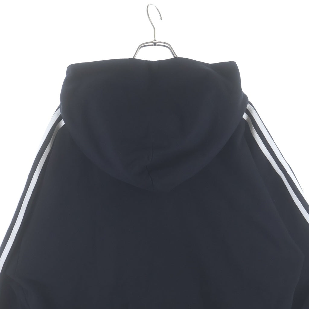 BALENCIAGA(バレンシアガ) 23SS ×adidas Zip Up Hoodie アディダス ジップアップスウェットパーカー フーディー ブラック 723754 TNVN2