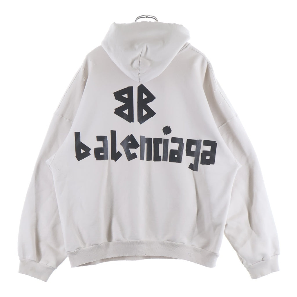 BALENCIAGA(バレンシアガ) 24SS NEW TAPE TYPE HOODIE テープロゴ プル 