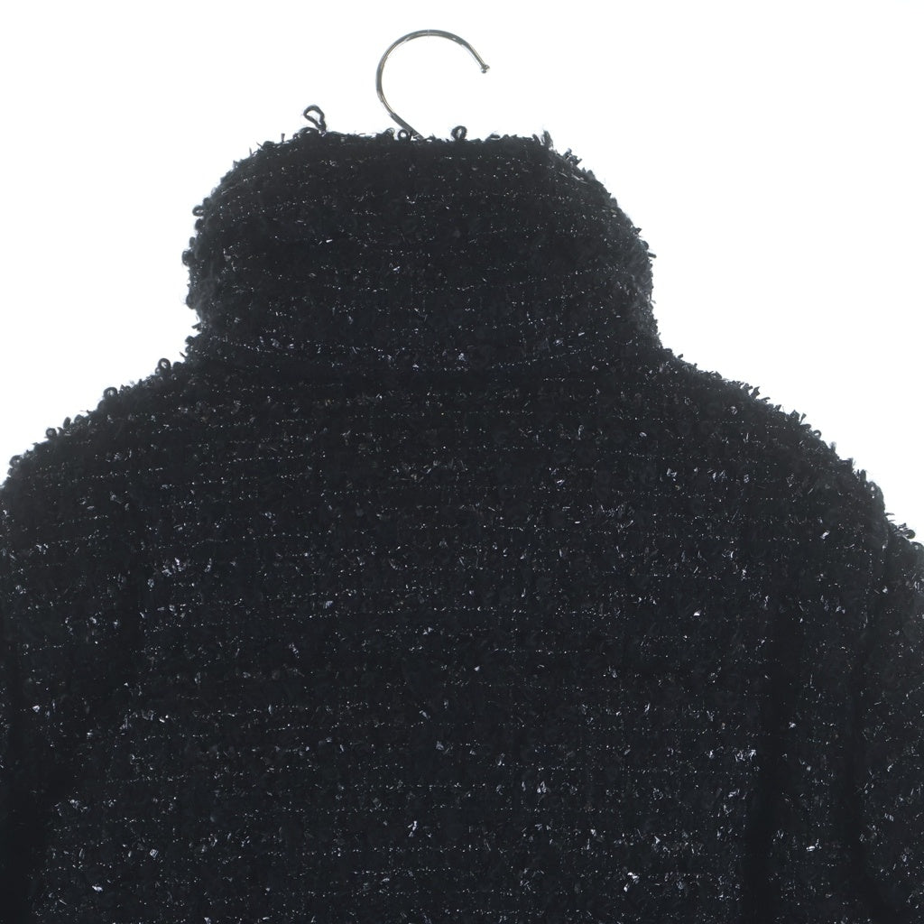 MONCLER(モンクレール) 25AW Urbel Tweed Short Down Jacket ウルベル ツイード ショート ダウンジャケット ブラック レディース K20931A00245
