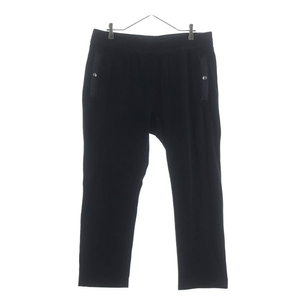 MONCLER(モンクレール) 22AW SWEAT BOTTOM スウェットボトム コーデュロイイージーパンツ H20918H00010 ブラック