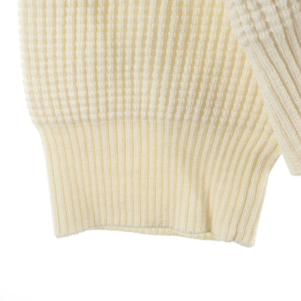 MONCLER(モンクレール) 20AW GIROCOLLO TRICOT Wool Knit Sweater ウールニットセーター クルーネック長袖ニットセーター F20919C75700 ホワイト