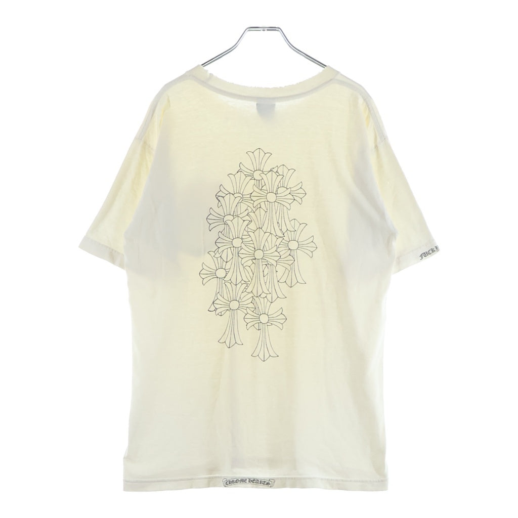 CHROME HEARTS(クロムハーツ) OLD バックセメタリープリント 半袖ポケットTシャツ カットソー ホワイト