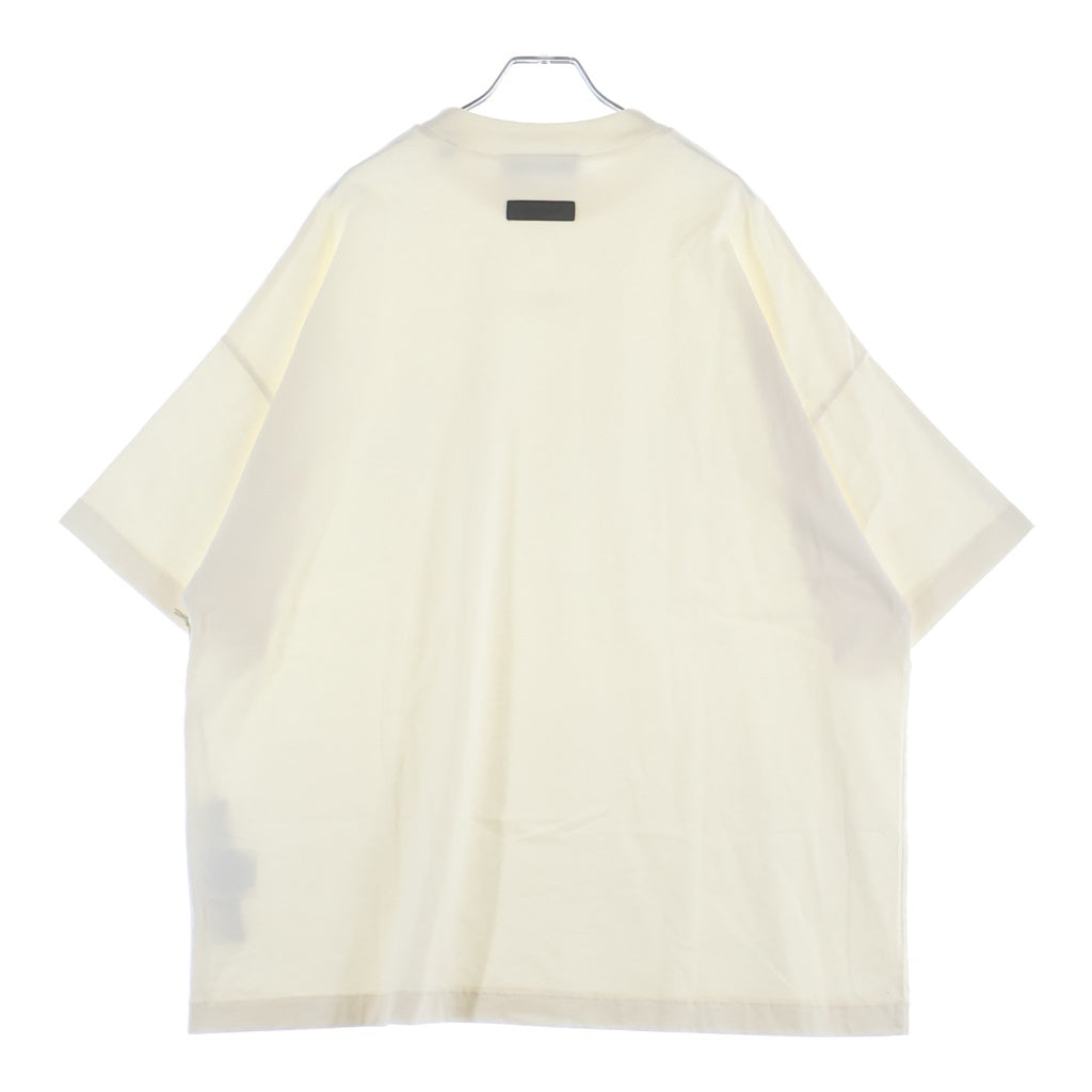 FEAR OF GOD ESSENTIALS(フィアオブゴッド エッセンシャルズ) Rubber Logo S/S T-Shirts ラバーロゴショートスリーブTシャツ クルーネック半袖Tシャツ ホワイト