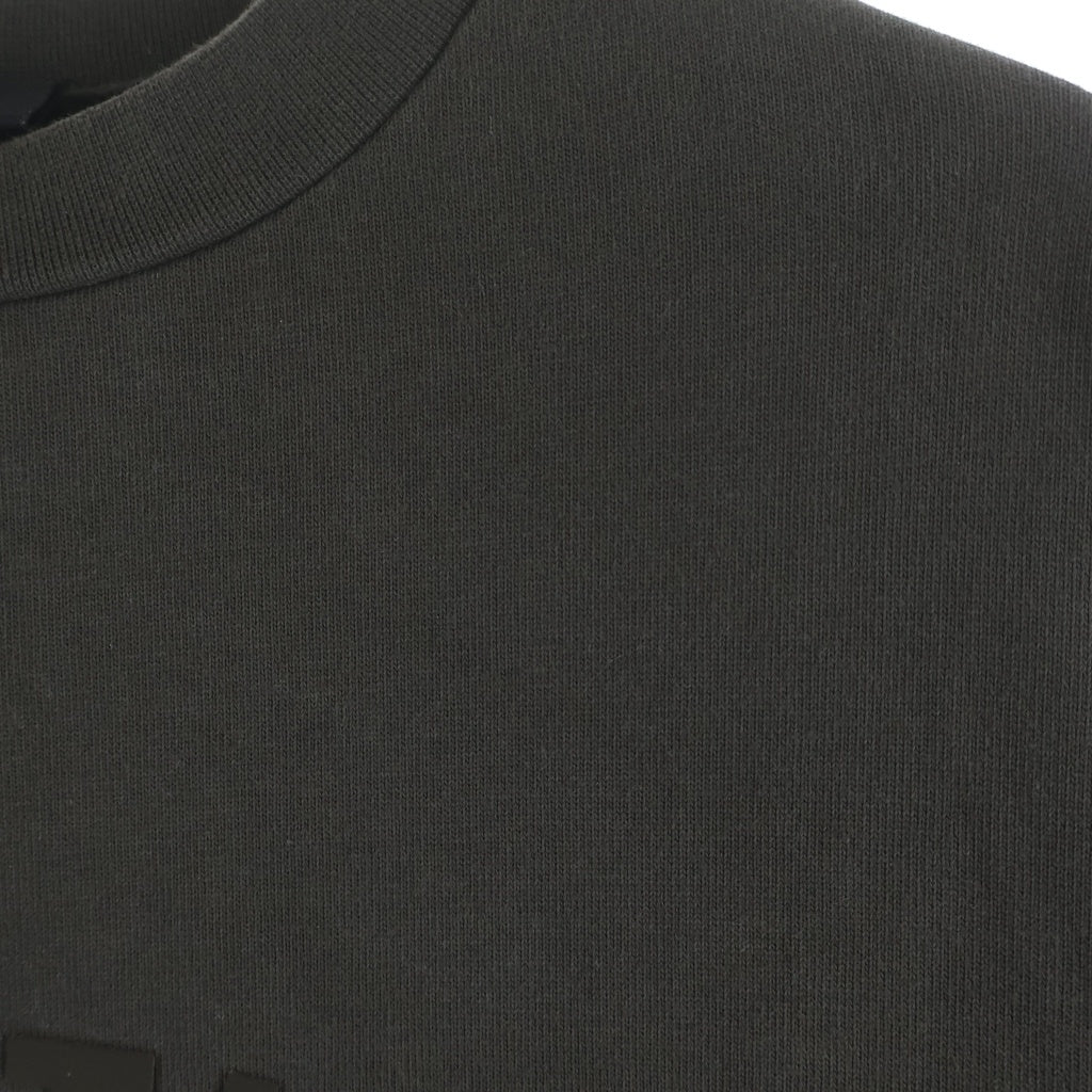 FEAR OF GOD ESSENTIALS(フィアオブゴッド エッセンシャルズ) Rubber Logo L/S T-Shirts ラバーロゴロングスリーブTシャツ 長袖Tシャツ ブラウン