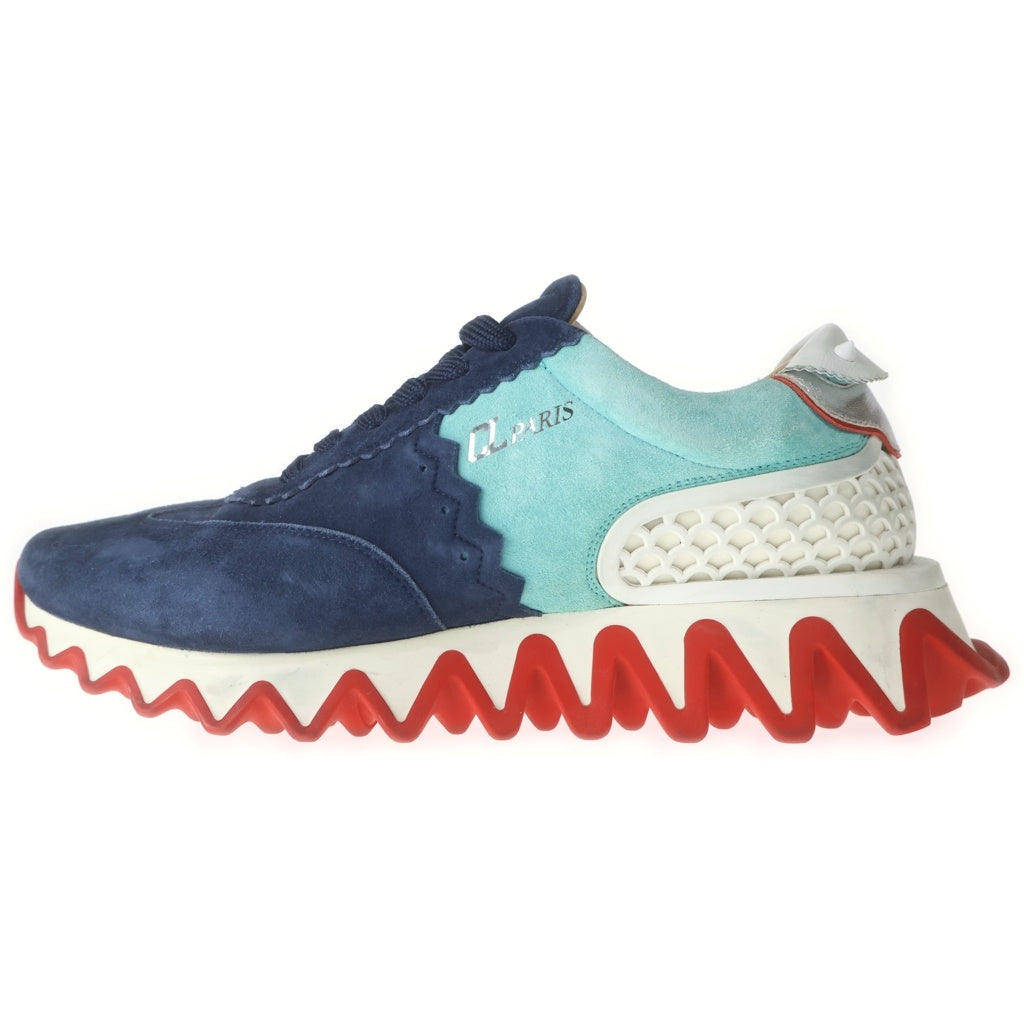 CHRISTIAN LOUBOUTIN(クリスチャンルブタン) Loubishark Sneaker ルビシャークスニーカー レースアップスエードレザースニーカー マルチ