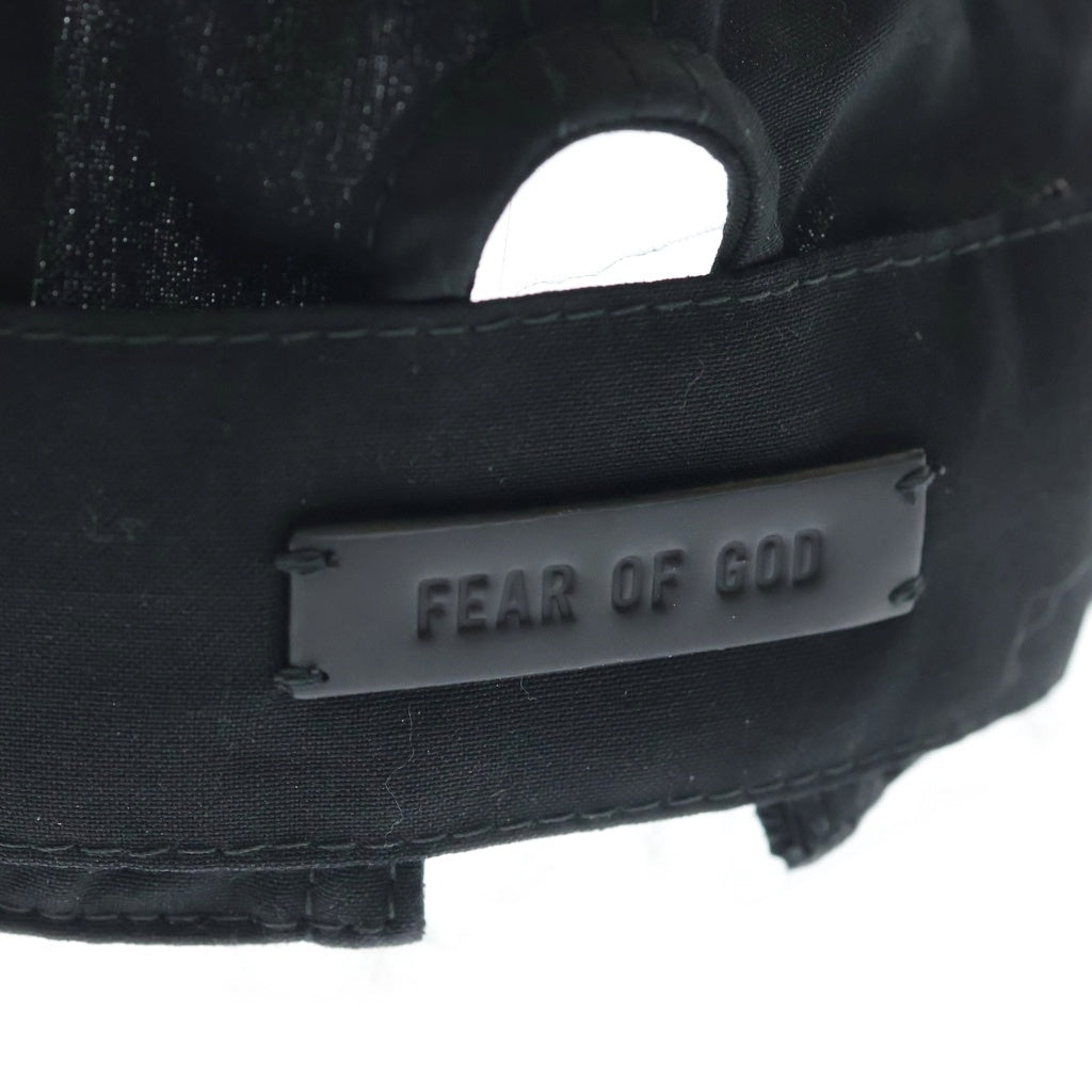 FEAR OF GOD(フィアオブゴッド) Eternal Cap エターナルキャップ 5パネルベースボールキャップ 帽子 ブラック