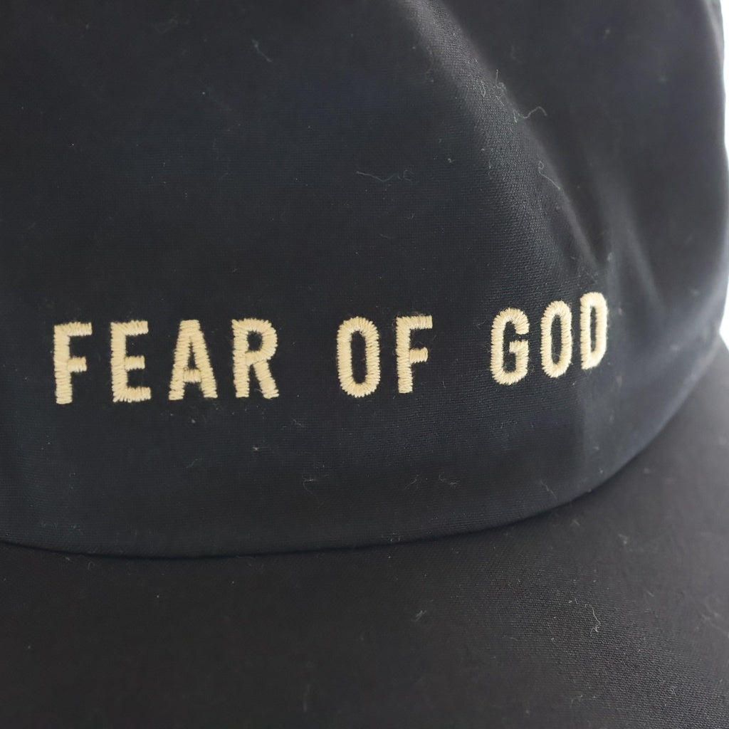 FEAR OF GOD(フィアオブゴッド) Eternal Cap エターナルキャップ 5パネルベースボールキャップ 帽子 ブラック