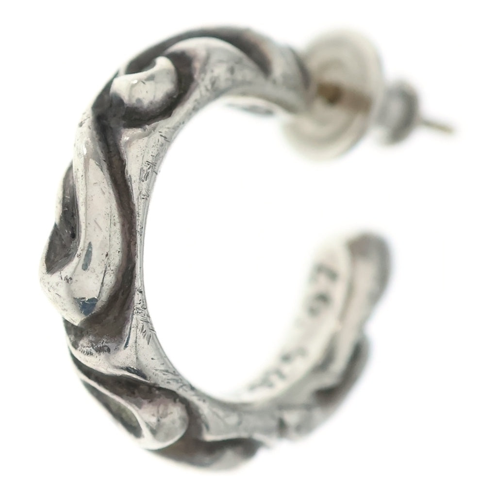 CHROME HEARTS(クロムハーツ) HOOP SCROOL スクロール フープピアス シルバー BCA102