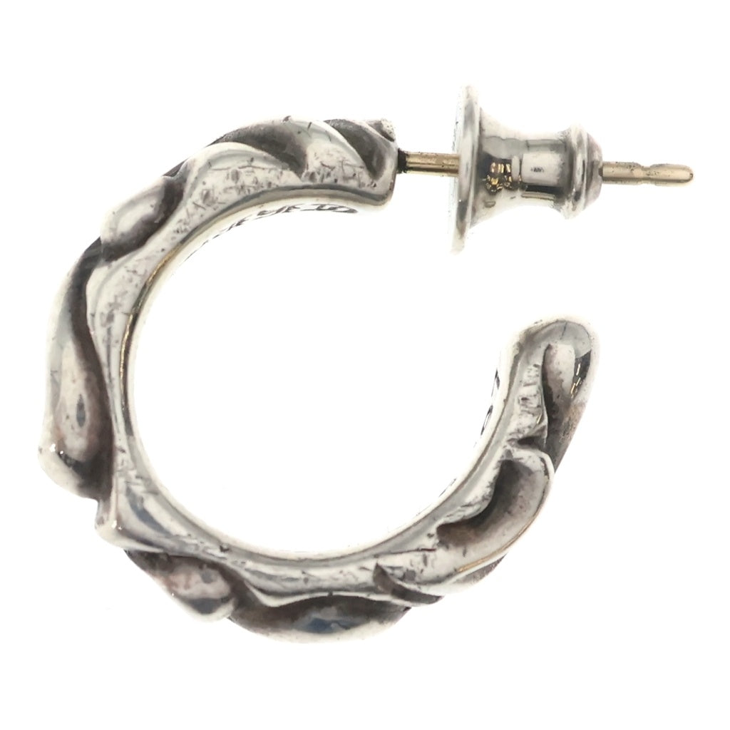 CHROME HEARTS(クロムハーツ) HOOP SCROOL スクロール フープピアス シルバー BCA102