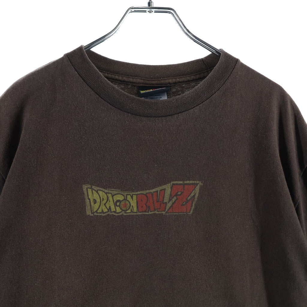 NO BRAND(ノーブランド) 00S Dragon Ball Z BUU'S FURY T-Shirts ドラゴンボールZ ブーフーリーTシャツ キャラプリントクルーネック半袖Tシャツ ブラウン