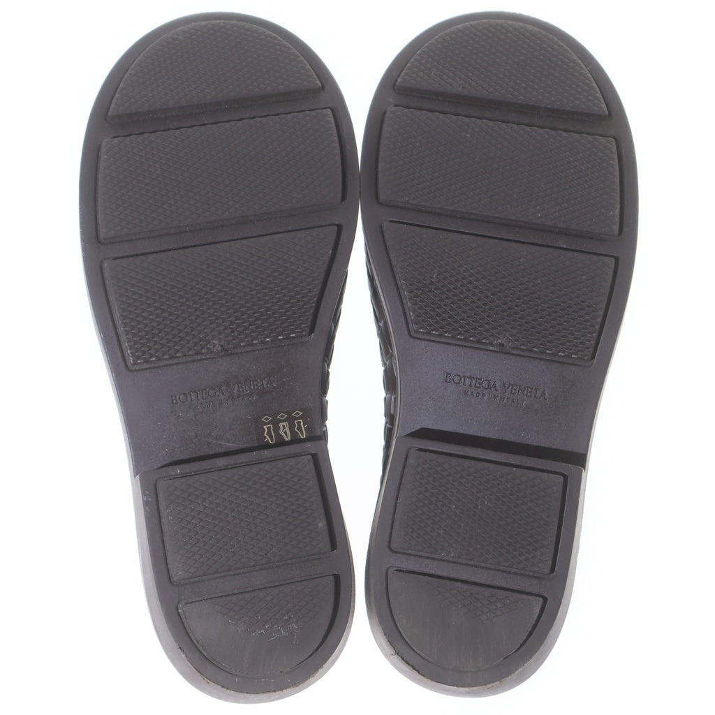 BOTTEGA VENETA(ボッテガヴェネタ) FIREMAN Short Rubber Boots ファイヤーマン イントレチャートエンボス加工ラバーアンクルブーツ 764422 ブラウン