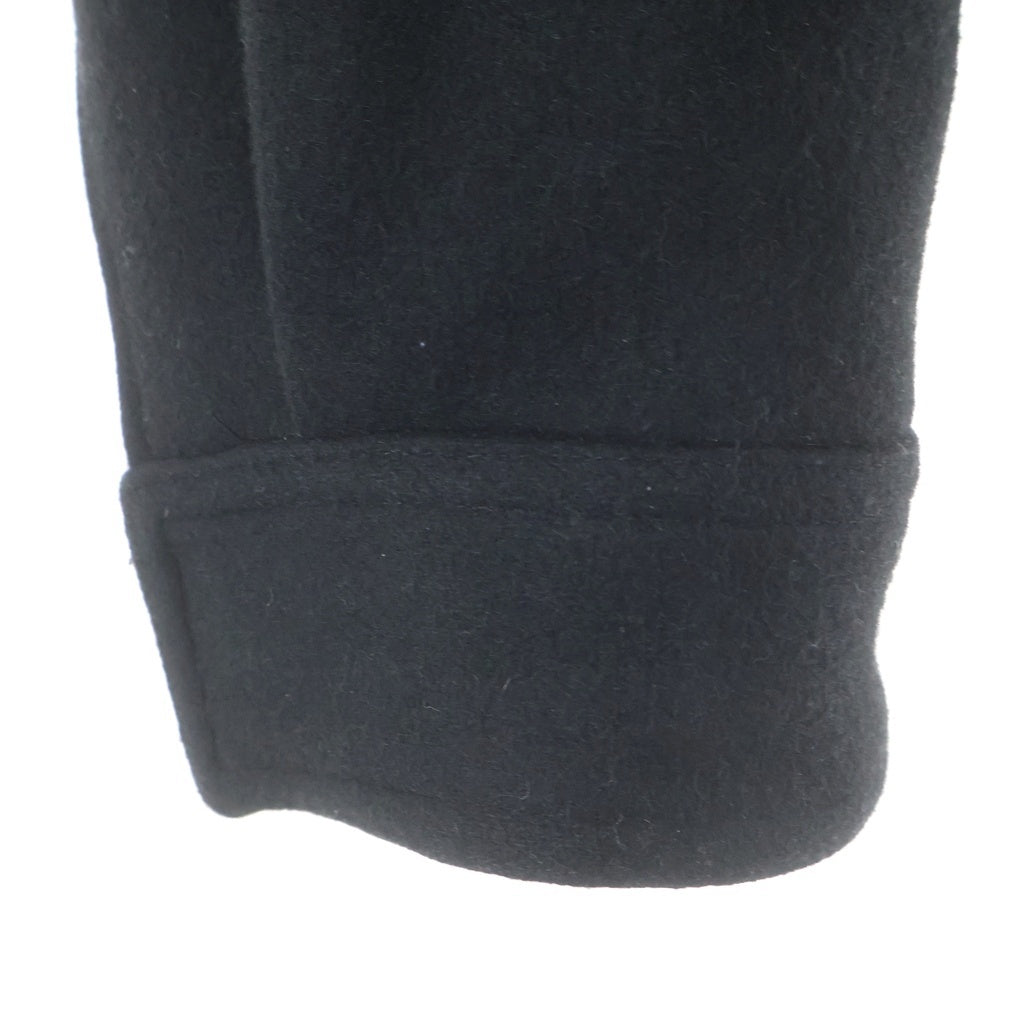 OURGLASS(アワーグラス) Power Shoulder Jacket パワーショルダージャケット ジップアップボックスシルエットジャケット ブラック