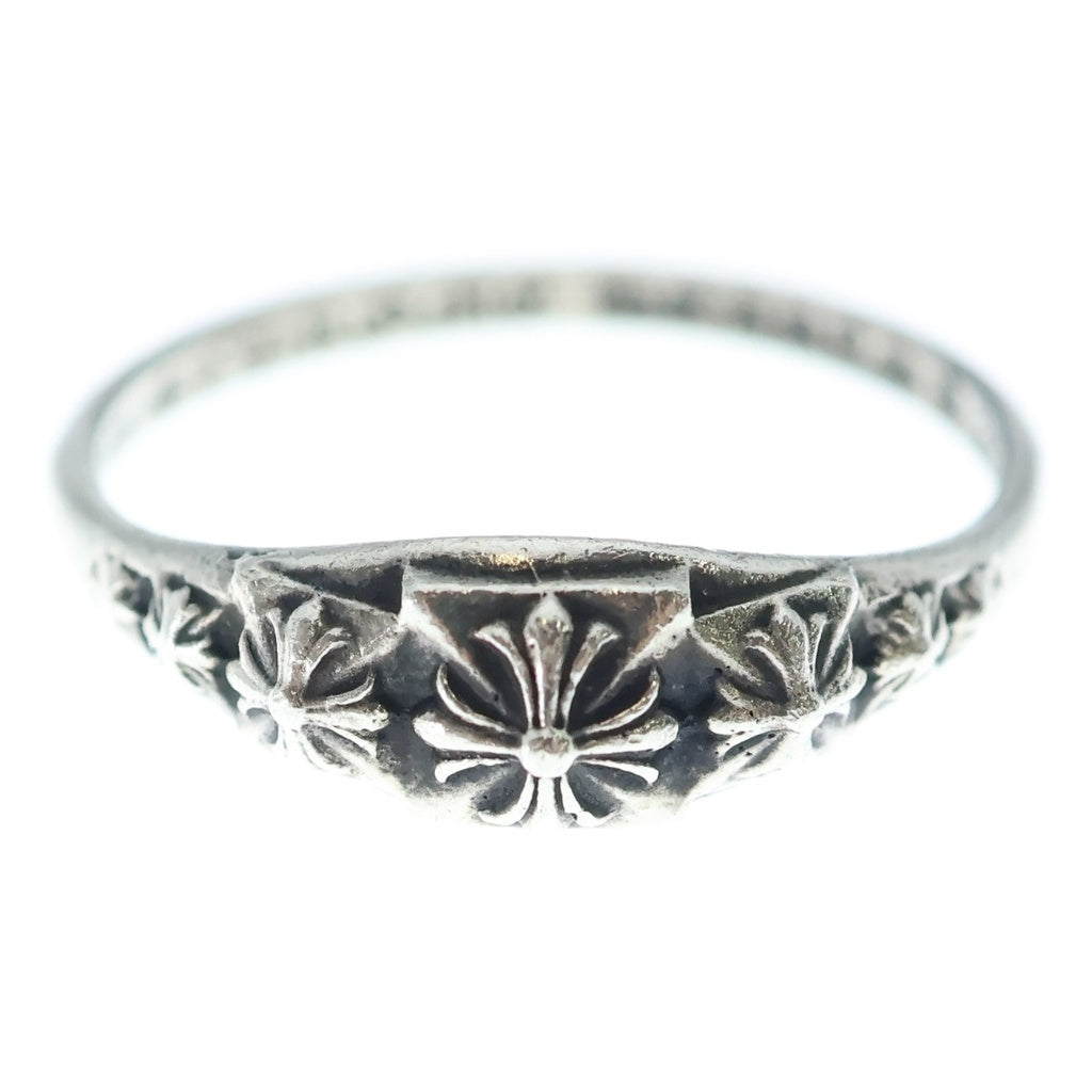 CHROME HEARTS(クロムハーツ) TINY PYRAMID タイニーピラミッド リング シルバー