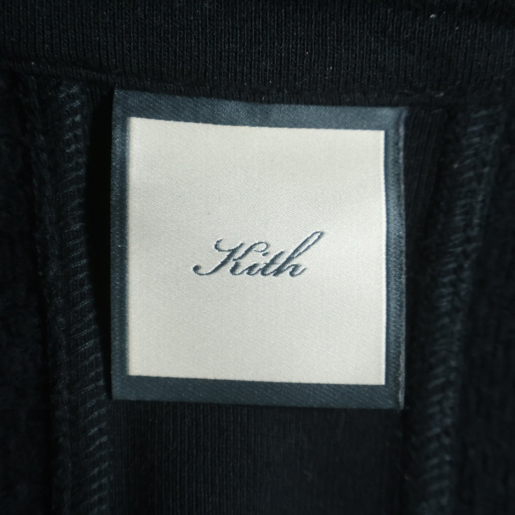 KITH(キス) Wrena Fleece Shell Tank ジップアップ ノースリーブ ベスト ジャケット ブラック レディース