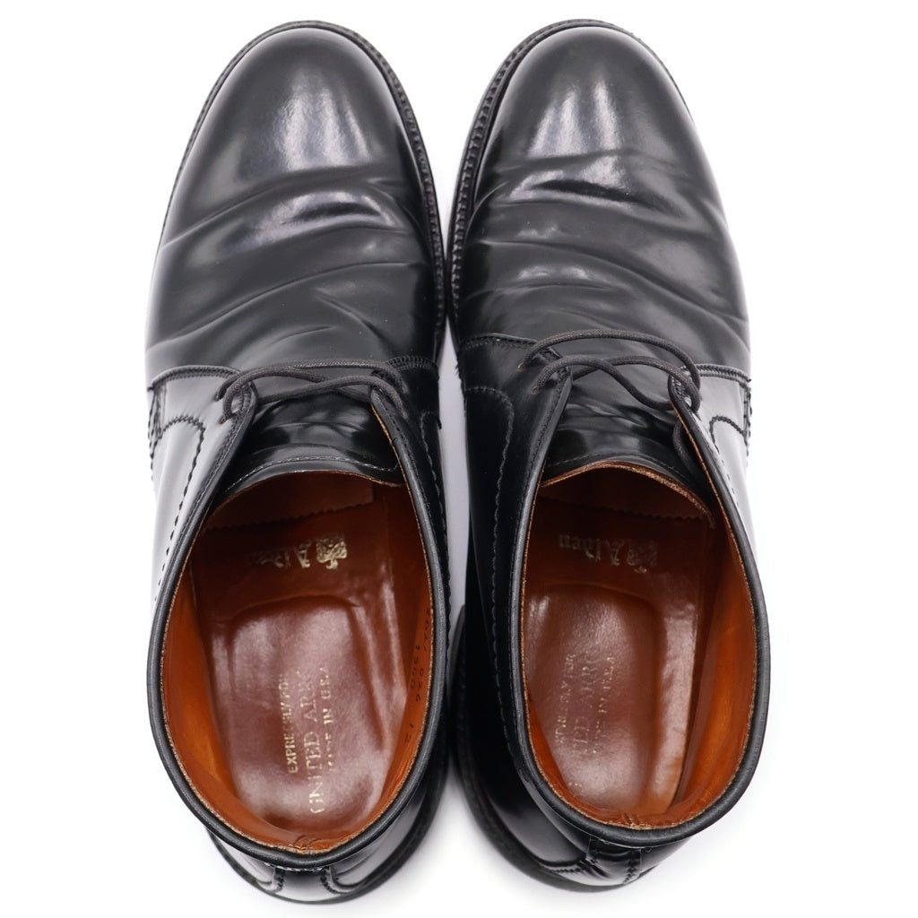 Alden(オールデン) 1340 レザー チャッカブーツ ドレスシューズ ブラック