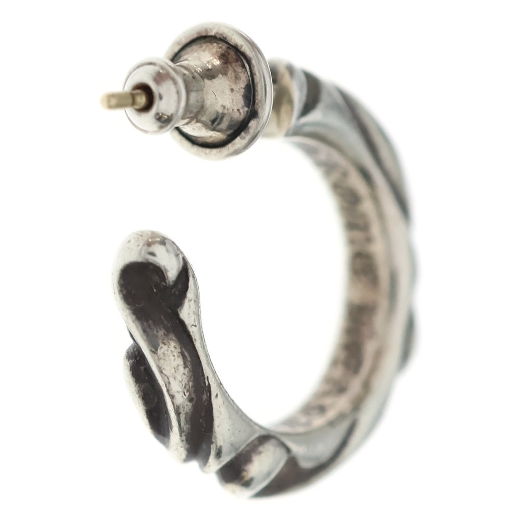 CHROME HEARTS(クロムハーツ) HOOP SCROOL スクロール フープピアス シルバー BCA102