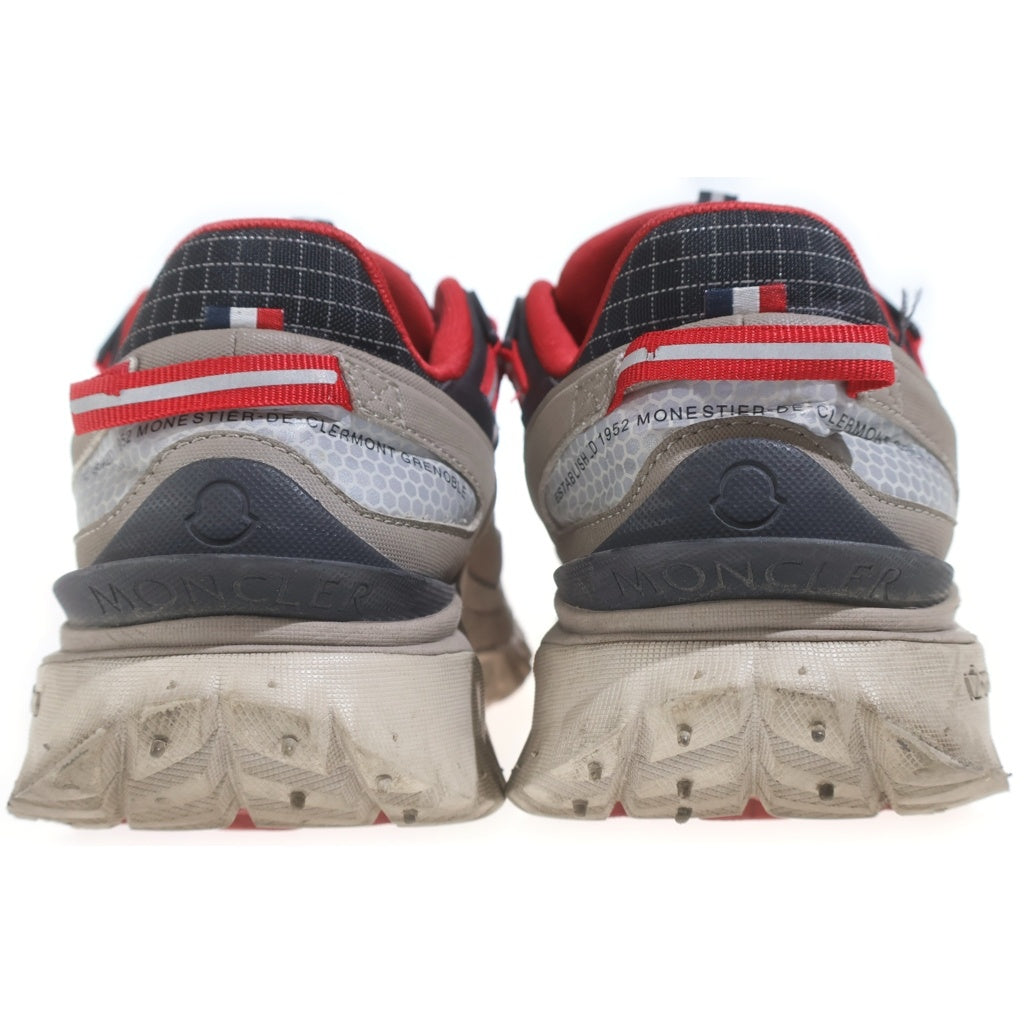 MONCLER(モンクレール) Trailglip GTX トレイルグリップGTX ビブラムソールレースアップトレッキングスニーカー グレー/レッド