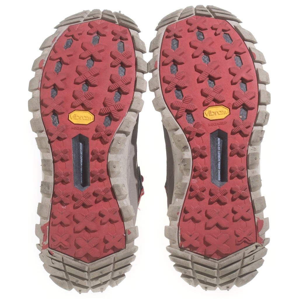 MONCLER(モンクレール) Trailglip GTX トレイルグリップGTX ビブラムソールレースアップトレッキングスニーカー グレー/レッド