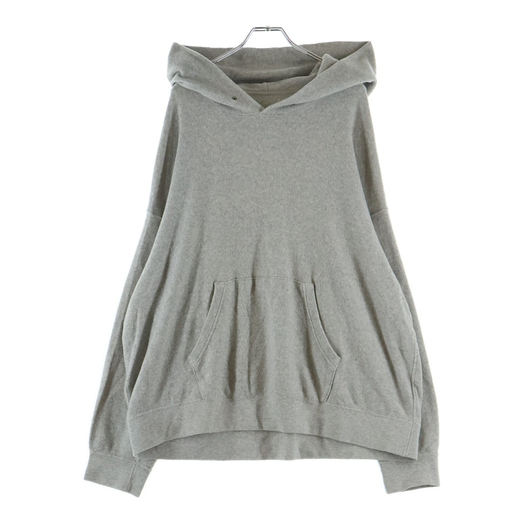 VISVIM(ヴィスヴィム) CASHMERE HOODIE プルオーバーフーディ パーカー カシミヤ混 0122105010024 グレー