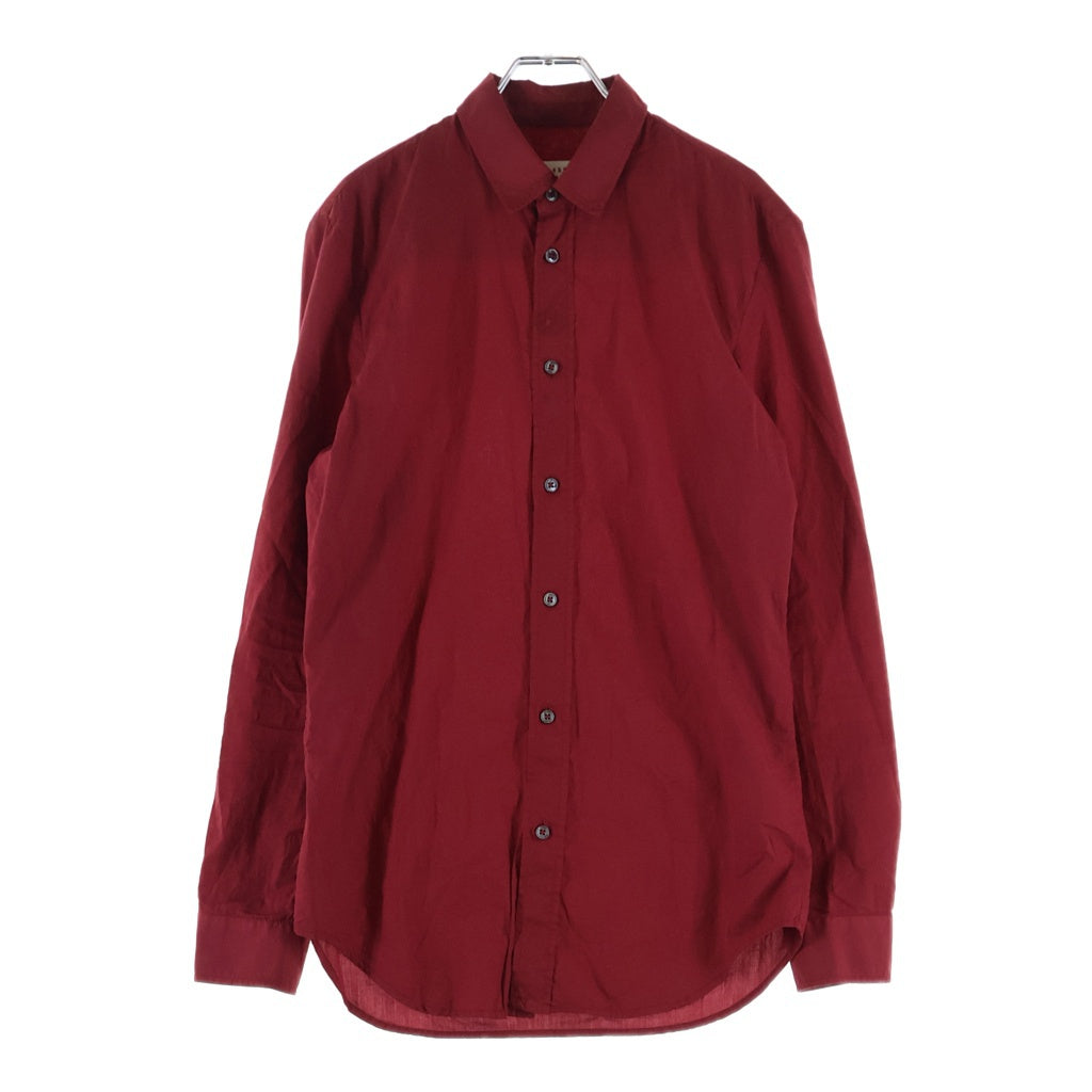 Maison Martin Margiela(メゾンマルタンマルジェラ) 15SS REGULAR COLLAR SHIRT レギュラー カラー 長袖シャツ S30DL0283 レッド