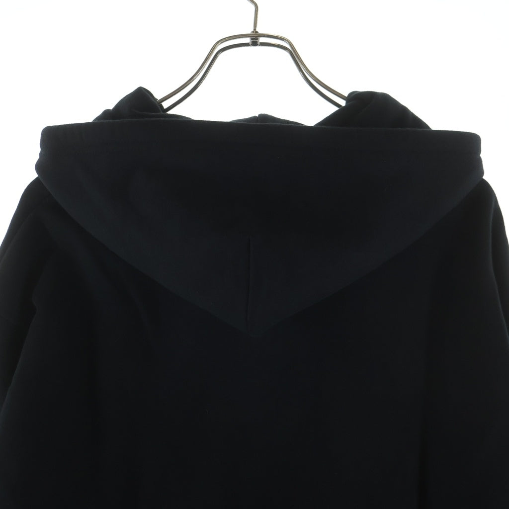CHROME HEARTS(クロムハーツ) Vertical Logo Zip Up Hoodie バーティカルロゴジップアップパーカー ダガージップフーディー ブラック