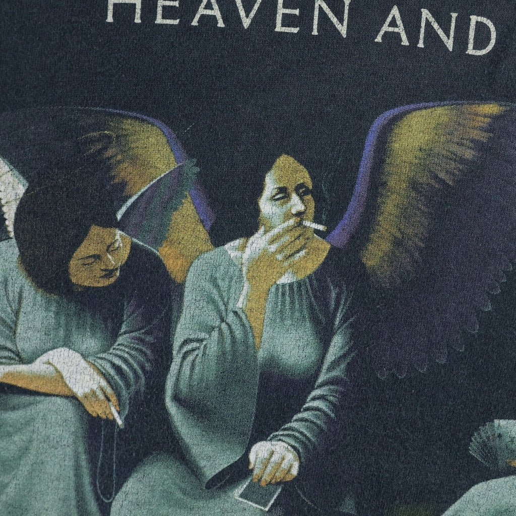 VINTAGE(ヴィンテージ) 00S BLACK SABBATH HEAVEN AND HELL ブラックサバス ヘブンアンドヘル 両面プリントクルーネック半袖Tシャツ ブラック