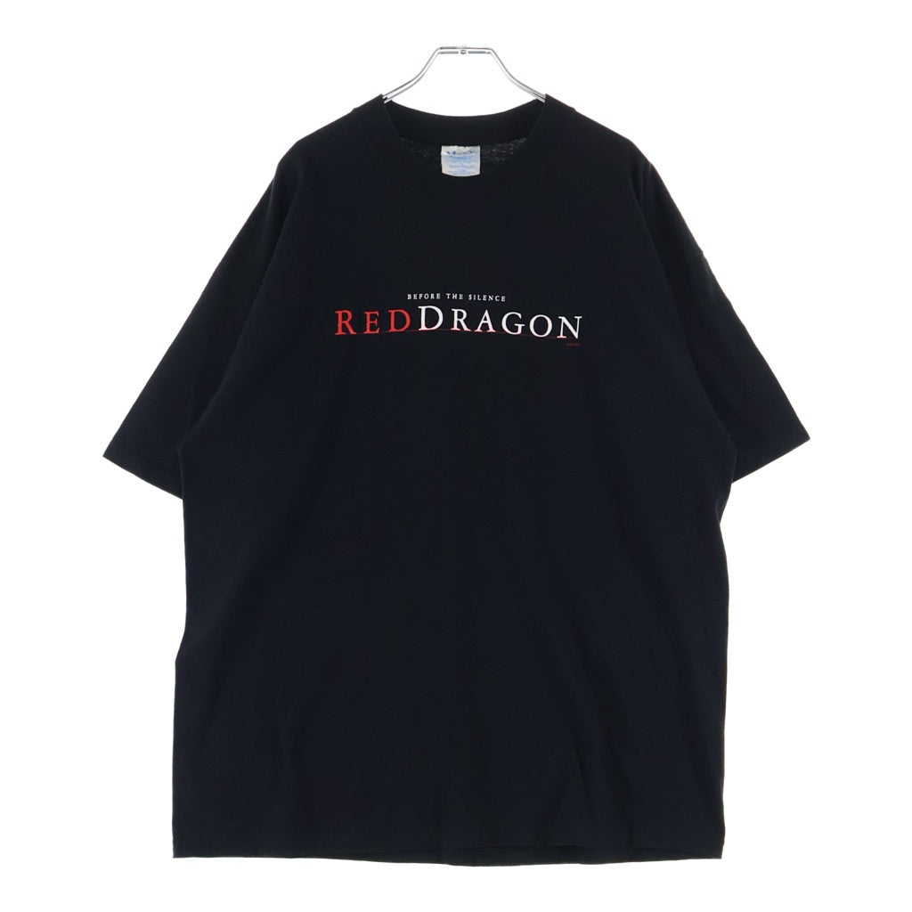 VINTAGE(ヴィンテージ) 00S RED DRAGON MOVIE T-Shirts レッドドラゴンムービーTシャツ 両面プリントクルーネック半袖Tシャツ ブラック