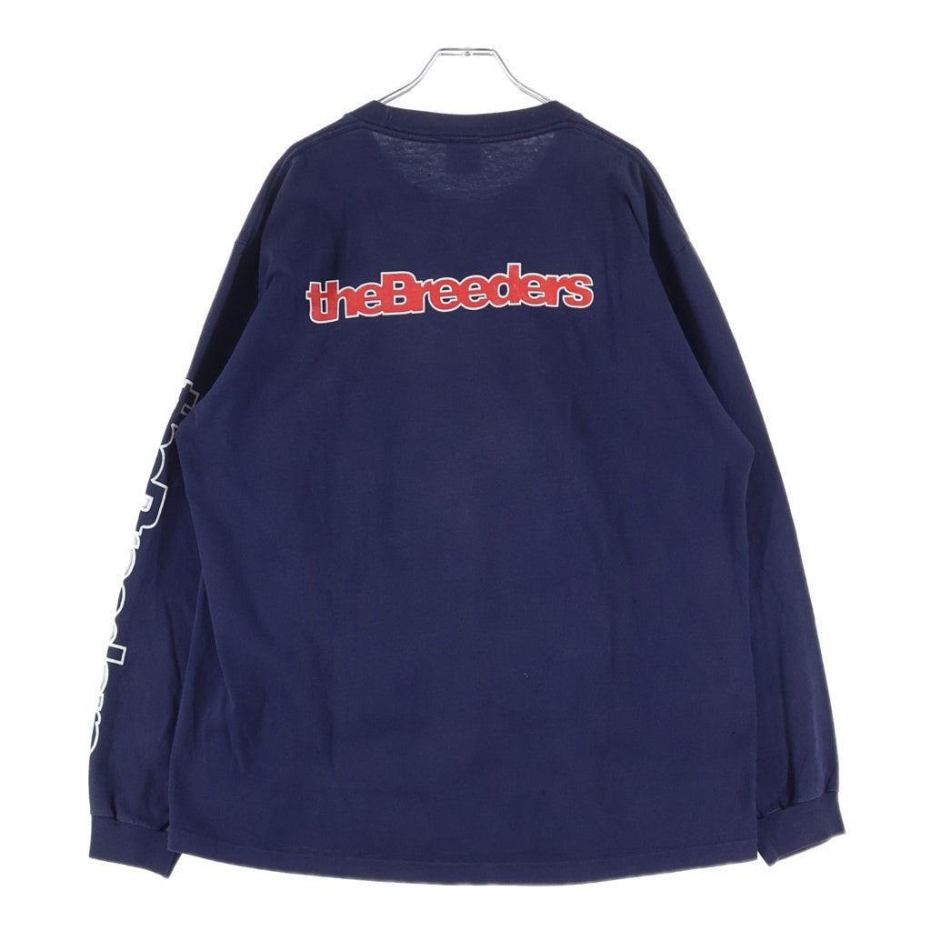VINTAGE(ヴィンテージ) 90S THE BREEDERS 1993 LAST SPLASH L/S T-Shirts ザブリーダーズ ラストスプラッシュ 両面プリントクルーネック長袖Tシャツ ネイビー
