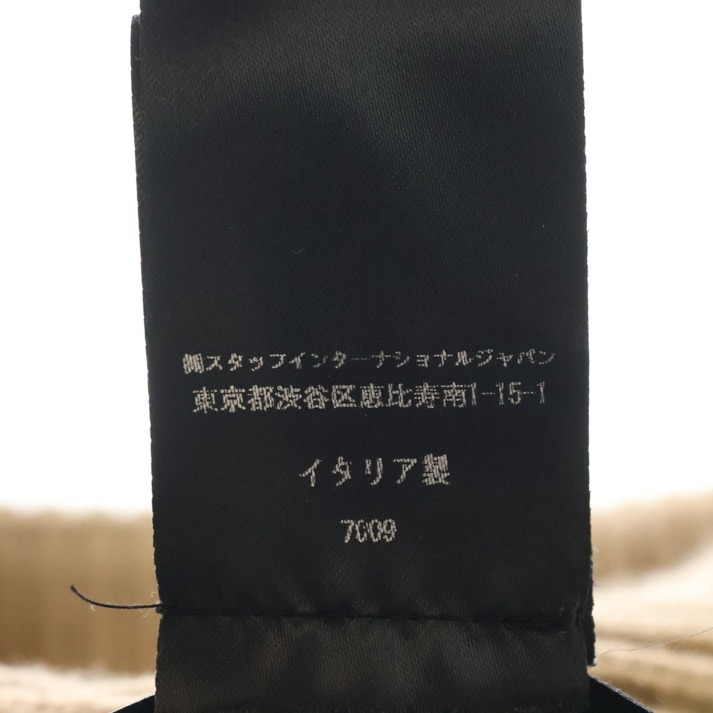 AMIRI(アミリ) 24AW MA BEANIE ロゴデザイン ニット帽 ビーニー 帽子 ベージュ AMHAEA1010